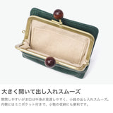 フォルナ 二つ折り財布 レディース がま口 本革 ブランド Folna 大人 日本製 コンパクト 財布 かわいい 二つ折 小銭入れ 牛革 レザー おしゃれ 上品 ドット 水玉 Woodball Gamaguchi Dots 2993903