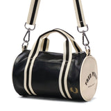 フレッドペリー ショルダーバッグ レディース メンズ FRED PERRY バッグ 小さめ おしゃれ ブランド 軽量 斜めがけ ミニボストン ミニショルダー ミニバレルバッグ 2WAY 3L Classic Mini Barrel Bag L9256