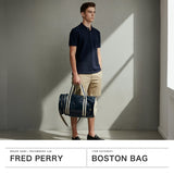 フレッドペリー ボストンバッグ 旅行 大容量 メンズ レディース FRED PERRY バッグ おしゃれ ブランド 軽量 大きめ 斜めがけ ボストン バレルバッグ カジュアル 2WAY 23L A4 Classic Barrel Bag L7255