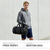 フレッドペリー ボストンバッグ 旅行 大容量 メンズ レディース FRED PERRY バッグ おしゃれ ブランド 軽量 大きめ 斜めがけ ボストン バレルバッグ カジュアル 2WAY 23L A4 Tonal Classic Barrel Bag L7260