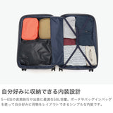 フリクエンター スーツケース Mサイズ FREQUENTER キャリーケース 軽量 軽い かわいい ファスナー キャリーケース 静音 旅行 トラベル 出張 58L 5~6泊 Aura アウラ 4輪キャリー 59cm 1-512