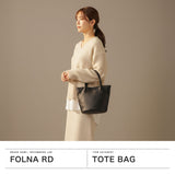 フォルナアールディー トートバッグ レディース FOLNA RD ブランド 軽量 おしゃれ 牛革 本革 レザー 革 小さめ 小さい コンパクト ミニトートバッグ バケツ型 日本製 SOFT LETHER ソフトレザートートバッグ 83350