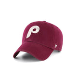 '47 Cap Men's Women's Brand Forty Seven Plain Cool Hat Baseball Cap Logo Stylish Cotton Simple Size Adjustment Washed Cleanup NATIONAL LEAGUE