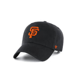 '47 Cap Men's Women's Brand Forty Seven Plain Cool Hat Baseball Cap Logo Stylish Cotton Simple Size Adjustment Washed Cleanup NATIONAL LEAGUE