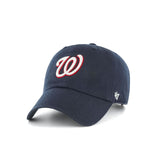 '47 Cap Men's Women's Brand Forty Seven Plain Cool Hat Baseball Cap Logo Stylish Cotton Simple Size Adjustment Washed Cleanup NATIONAL LEAGUE