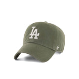 '47 Cap Men's Women's Brand Forty Seven CLEAN UP Hat Baseball Cap Logo Stylish Cotton Simple Casual Cool Size Adjustment Major League Cleanup Los Angeles Dodgers