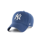 '47 Cap Men's Women's Brand Forty Seven CLEAN UP Hat Baseball Cap Logo Stylish Cotton Simple Casual Cool Size Adjustment Cleanup New York Yankees
