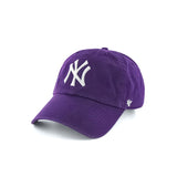 '47 Cap Men's Women's Brand Forty Seven CLEAN UP Hat Baseball Cap Logo Stylish Cotton Simple Casual Cool Size Adjustment Cleanup New York Yankees