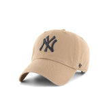'47 Cap Men's Women's Brand Forty Seven CLEAN UP Hat Baseball Cap Logo Stylish Cotton Simple Casual Cool Size Adjustment Cleanup New York Yankees
