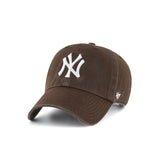 '47 Cap Men's Women's Brand Forty Seven CLEAN UP Hat Baseball Cap Logo Stylish Cotton Simple Casual Cool Size Adjustment Cleanup New York Yankees