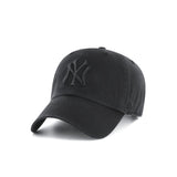 '47 Cap Men's Women's Brand Forty Seven CLEAN UP Hat Baseball Cap Logo Stylish Cotton Simple Casual Cool Size Adjustment Cleanup New York Yankees
