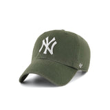 '47 Cap Men's Women's Brand Forty Seven CLEAN UP Hat Baseball Cap Logo Stylish Cotton Simple Casual Cool Size Adjustment Cleanup New York Yankees