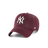 '47 Cap Men's Women's Brand Forty Seven CLEAN UP Hat Baseball Cap Logo Stylish Cotton Simple Casual Cool Size Adjustment Cleanup New York Yankees