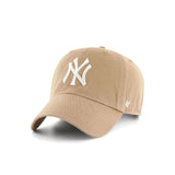'47 Cap Men's Women's Brand Forty Seven CLEAN UP Hat Baseball Cap Logo Stylish Cotton Simple Casual Cool Size Adjustment Cleanup New York Yankees
