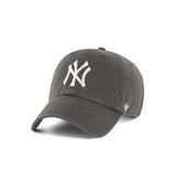 '47 Cap Men's Women's Brand Forty Seven CLEAN UP Hat Baseball Cap Logo Stylish Cotton Simple Casual Cool Size Adjustment Cleanup New York Yankees