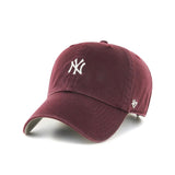 '47 cap men's and women's brand forty seven hat baseball cap logo stylish cotton simple casual cool size adjustment wash processing cleanup base runner