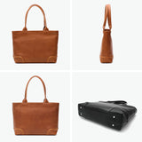 【正規品1年保証】 ファイブウッズ トートバッグ 大きめ メンズ レディース FIVE WOODS バッグ プラトウ ファスナー付き ビジネス 通勤 肩掛け 本革 革 レザー トート 日本製 A4 PLATEAU BUSINESS TOTE 39186