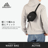 【日本正規品】 グレゴリー ウエストバッグ アウトドア メンズ レディース GREGORY ウエストパック ボディバッグ 小さめ ウエストポーチ 斜めがけバッグ コンパクト 軽量 おしゃれ 3L AEROLITE エアロライトランバーパック