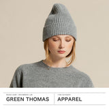 グリーントーマス 帽子 ニット帽 レディース メンズ 秋冬 冬 冬用 ブランド おしゃれ GREEN THOMAS 無地 防寒 暖かい 手洗い ニットキャップ HAT 6420006