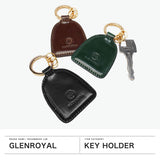 【正規品3カ月保証】 グレンロイヤル キーホルダー メンズ レディース 革 リング GLENROYAL ブランド かわいい おしゃれ 大人 上品 キーリング キー 鍵 チャーム 小さめ 革小物 レザー 馬革 キーチャーム 日本製 KEY FOB J2-0058