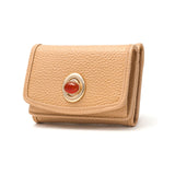 ハシバミ 財布 レディース 小さい HASHIBAMI ブランド コンパクト ミニ財布 天然石 本革 牛革 レザー かわいい 三つ折り財布 BOX型小銭入れ カード パワーストーン 天然石ミニウォレット Ha-2008-729