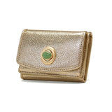 ハシバミ 財布 レディース 小さい HASHIBAMI ブランド コンパクト ミニ財布 天然石 本革 牛革 レザー かわいい 三つ折り財布 BOX型小銭入れ カード パワーストーン 天然石ミニウォレット Ha-2008-729