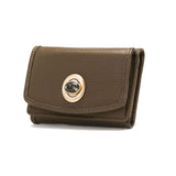 ハシバミ 財布 レディース 小さい HASHIBAMI ブランド コンパクト ミニ財布 天然石 本革 牛革 レザー かわいい 三つ折り財布 BOX型小銭入れ カード パワーストーン 天然石ミニウォレット Ha-2008-729