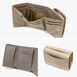 ハシバミ 財布 レディース 小さい HASHIBAMI ブランド コンパクト ミニ財布 天然石 本革 牛革 レザー かわいい 三つ折り財布 BOX型小銭入れ カード パワーストーン 天然石ミニウォレット Ha-2008-729