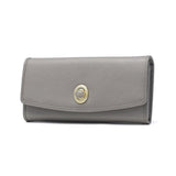 ハシバミ 長財布 レディース カード HASHIBAMI 財布 ブランド 大容量 本革 革 レザー おしゃれ かわいい かぶせ フラップ 小銭入れ パワーストーン 大人 上品 シンプル 天然石 ロングウォレット Ha-2104-306