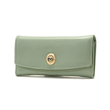 ハシバミ 長財布 レディース カード HASHIBAMI 財布 ブランド 大容量 本革 革 レザー おしゃれ かわいい かぶせ フラップ 小銭入れ パワーストーン 大人 上品 シンプル 天然石 ロングウォレット Ha-2104-306