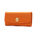 ハシバミ 長財布 レディース カード HASHIBAMI 財布 ブランド 大容量 本革 革 レザー おしゃれ かわいい かぶせ フラップ 小銭入れ パワーストーン 大人 上品 シンプル 天然石 ロングウォレット Ha-2104-306