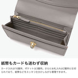 ハシバミ 長財布 レディース HASHIBAMI 財布 ブランド 大容量 本革 革 レザー おしゃれ かわいい かぶせ フラップ 小銭入れ パワーストーン 大人 上品 シンプル 天然石 ロングウォレット Ha-2104-306