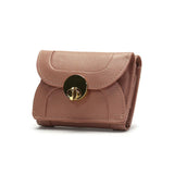 ハシバミ 三つ折り財布 レディース 小さい ブランド HASHIBAMI 財布 本革 革 レザー おしゃれ かわいい コンパクト ミニ 三つ折り 小銭入れ 大人 上品 黒 ニュー ラウンドフォルム ミニウォレット Ha-1711-453