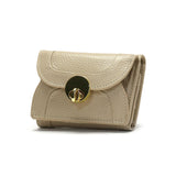 ハシバミ 三つ折り財布 レディース 小さい ブランド HASHIBAMI 財布 本革 革 レザー おしゃれ かわいい コンパクト ミニ 三つ折り 小銭入れ 大人 上品 黒 ニュー ラウンドフォルム ミニウォレット Ha-1711-453