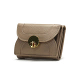 ハシバミ 三つ折り財布 レディース 小さい ブランド HASHIBAMI 財布 本革 革 レザー おしゃれ かわいい コンパクト ミニ 三つ折り 小銭入れ 大人 上品 黒 ニュー ラウンドフォルム ミニウォレット Ha-1711-453