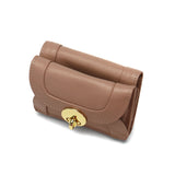 ハシバミ 三つ折り財布 レディース 小さい ブランド HASHIBAMI 財布 本革 革 レザー おしゃれ かわいい コンパクト ミニ 三つ折り 小銭入れ 大人 上品 黒 ニュー ラウンドフォルム ミニウォレット Ha-1711-453