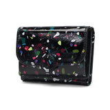 ハシバミ 財布 レディース 三つ折り ミニ コンパクト HASHIBAMI ブランド ウォレット おしゃれ かわいい 小さい 本革 レザー シープレザー 軽い 小銭ボックス 小銭入れ付き グリント Ha-2504-106