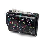 ハシバミ 財布 レディース 三つ折り ミニ コンパクト HASHIBAMI ブランド ウォレット おしゃれ かわいい 小さい 本革 レザー シープレザー 軽い 小銭ボックス 小銭入れ付き グリント Ha-2504-106