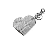 ハシバミ キーケース レディース スマートキー 革 本革 おしゃれ HASHIBAMI ブランド 大人 可愛い レザー ハート型 かわいい 女性 上品 キーホルダー チェック柄 スマートキーリング Ha-2506-804