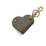 ハシバミ キーケース レディース スマートキー 革 本革 おしゃれ HASHIBAMI ブランド 大人 可愛い レザー ハート型 かわいい 女性 上品 キーホルダー チェック柄 スマートキーリング Ha-2506-804