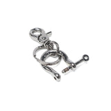 ハシバミ キーケース レディース スマートキー 革 本革 おしゃれ HASHIBAMI ブランド 大人 可愛い レザー ハート型 かわいい 女性 上品 キーホルダー チェック柄 スマートキーリング Ha-2506-804