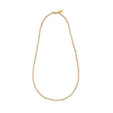 ハシバミ ネックレス レディース チェーン HASHIBAMI 多面体 ゴールド 52cm 天然石 ヘマタイト ワンタッチ マグネット ポーチ付き 重ね付け シンプル おしゃれ 可愛い 華奢 ブランド 20代 30代 女性 プレゼント HB2100242