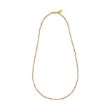 ハシバミ ネックレス レディース チェーン HASHIBAMI 多面体 ゴールド 52cm 天然石 ヘマタイト ワンタッチ マグネット ポーチ付き 重ね付け シンプル おしゃれ 可愛い 華奢 ブランド 20代 30代 女性 プレゼント HB2100242