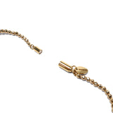 ハシバミ ネックレス レディース チェーン HASHIBAMI 多面体 ゴールド 52cm 天然石 ヘマタイト ワンタッチ マグネット ポーチ付き 重ね付け シンプル おしゃれ 可愛い 華奢 ブランド 20代 30代 女性 プレゼント HB2100242