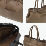 【正規取扱店】 エルゴポック トートバッグ メンズ B4 大きめ ブランド HERGOPOCH トート バッグ レザー カジュアル 本革 牛革 革 ビジネス 軽量 TL トリヨンラグーン シュリンクレザー トートバッグM TL-TTM