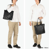 【正規取扱店】 エルゴポック トートバッグ メンズ HERGOPOCH バッグ トート レザー 本革 革 ブランド 日本製 牛革 ファスナー シンプル ビジネス A4 ジャパニーズファームレザー JF-TT