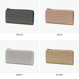 ヒロコ ハヤシ 財布 長財布 レディース 本革 HIROKO HAYASHI 大容量 ブランド L字ファスナー L字 黒 上品 高級感 おしゃれ 小銭入れあり カード プレゼント 女性 日本製 GIRASOLE ファスナー式長財布 709-41946