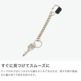 ホーボー キーホルダー 金具 革 hobo リング チェーン カラビナ キーリング ブランド メンズ レディース 真鍮 マット 艶なし 本革 日本製 CARABINER CHAIN KEY RING MATTE BRASS with SHRINK COW LEATHER HB-A4502