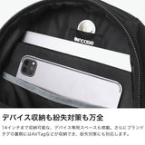 【日本正規品】 インケース リュック メンズ レディース ブランド Incase デイパック バックパック 軽量 軽い 撥水 PC収納 通勤 通学 ビジネス 旅行 セットアップ ロゴ おしゃれ A4 14インチ Grid Backpack 18L