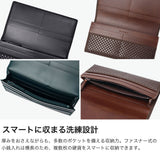 印傳屋 長財布 レディース メンズ ブランド 大容量 革財布 INDEN-YA 財布 革 本革 鹿革 ロングウォレット 小銭入れ カード 日本製 大人 上品 おしゃれ 和風 和柄 漆 印伝 上原勇七 甲州印伝 INISHIE 束入M 9904
